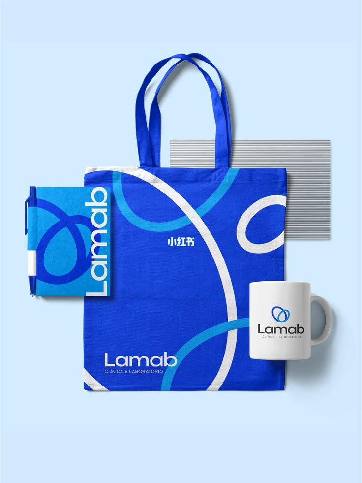 Lamab blue branded collection